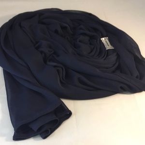 Women's Blue Occasional Shawl / Wrap Once Piece On
